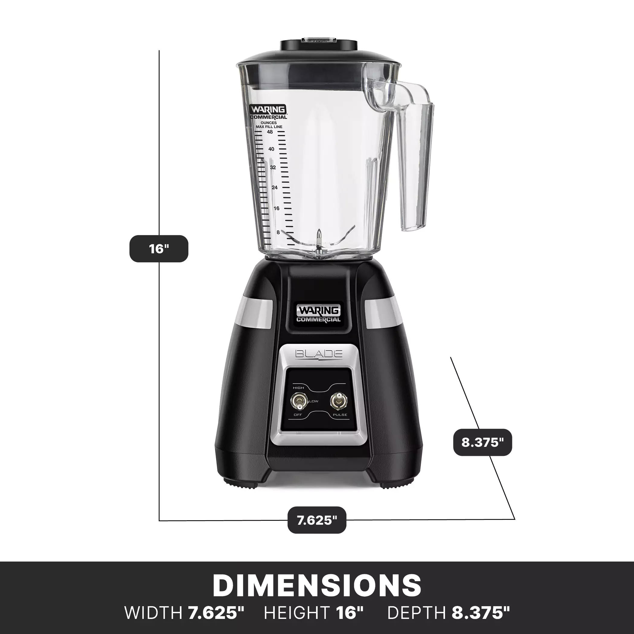 Blade Blender with Toggle Switch